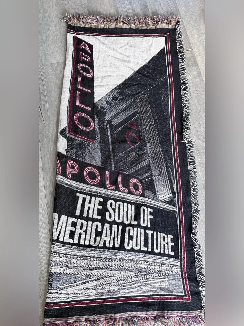 Hudson & Company Apollo tapestry blanket the would of American culture